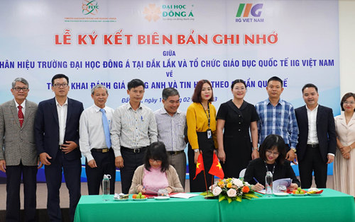 Hợp tác triển khai đánh giá tiếng Anh và tin học theo chuẩn quốc tế tại Tây Nguyên.